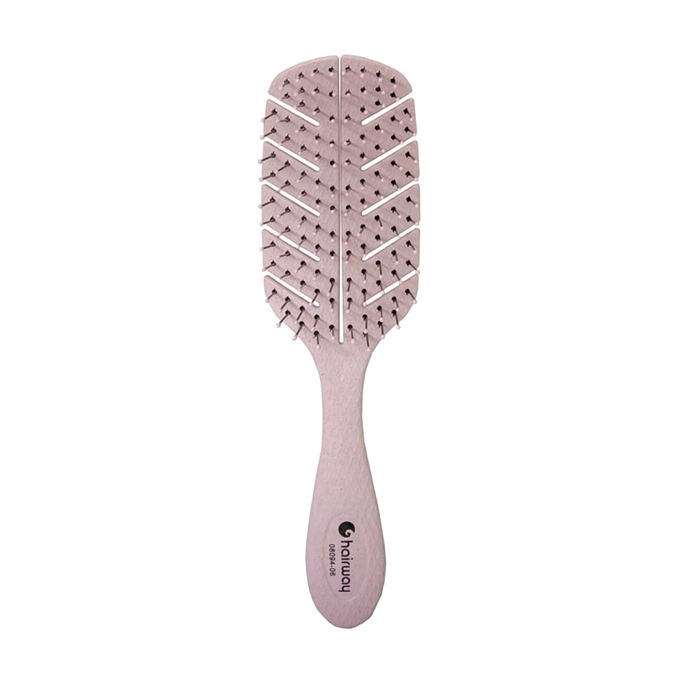 Масажна щітка для волосся Hairway Eco Corn овальна, 20 см, рожева, 1 шт (08094-06)